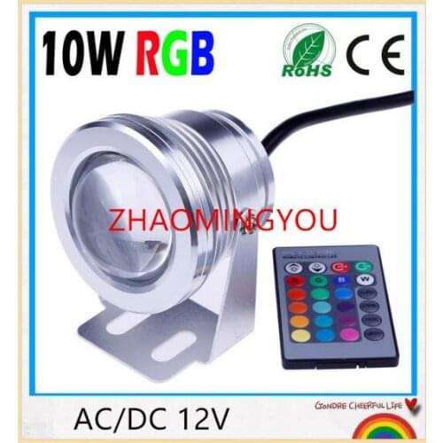 16 Colors Changing Led Ground Light RGB 10W DC12V Led Spot Light Waterproof IP65 Spot led Lamp Light for indoor outdoor lighting