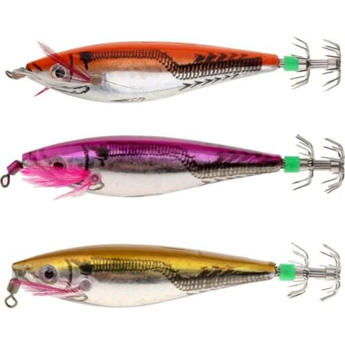 Luminous Glow Tail Saltwater Fishing Lures Squid Jigs Cuttlefish Shrimp Prawn Hook Fishing Accessories