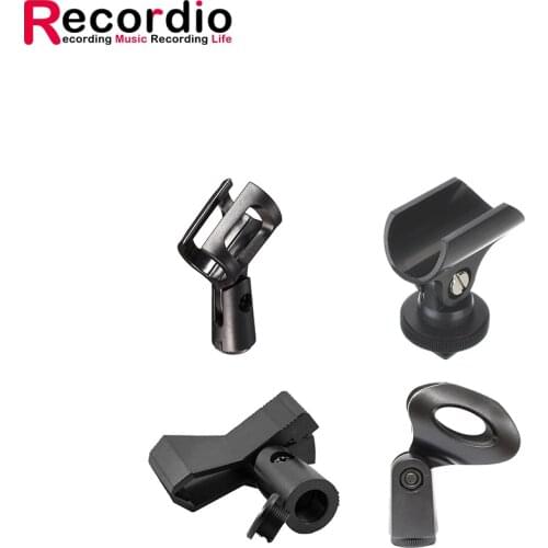 GAZ-MH05 Universal Plastic Microphone Clips Holder Flexible Rubberized Stand Bracket For Wired/Wireless Microphone