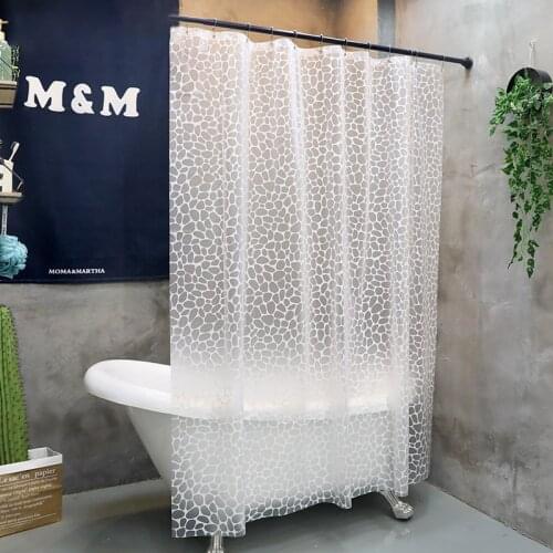 PEVA Thicken Shower Curtain Waterproof Mildew Proof Bathtub Screens Washable Durable Curtains for Home Bathroom Supplies