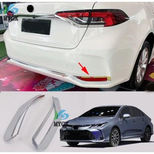 For Toyota Twelfth generation Sedan Corolla E210 Prestige Altis 2019 2020 Rear Reflector Fog Light Lamp Cover Trim Bezel