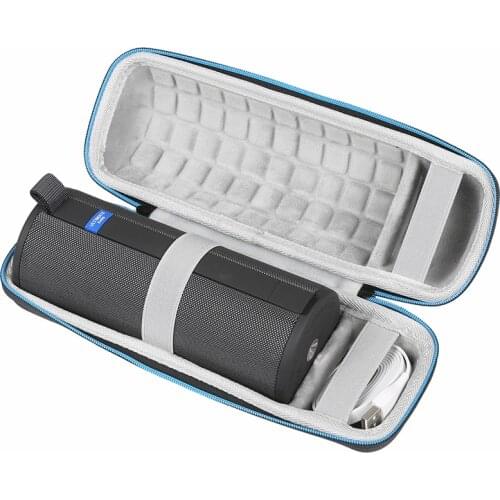 Hard Case for Logitech UE BOOM 3 Wireless Bluetooth Speaker Fits USB Cable and Charger Bluetooth Speaker Bag Speaker Cases