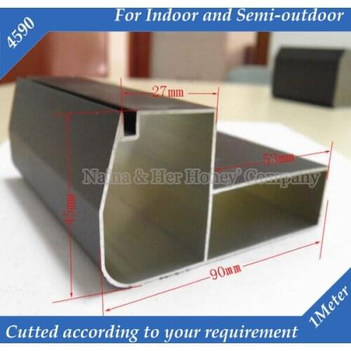 1meter/pc 6meters/lot 4590F Arc Corner LED Display Screen Frame For P7.62,P10 ,P16,P20 Indoor and Semi-outdoor
