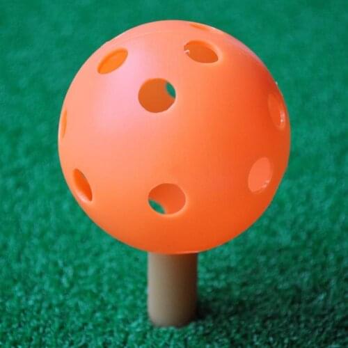 10Pcs 72mm Golf Practice Ball Hollow Structure Anti-shock PE High Resilience Easy to Carry Golf Light Ball for Training