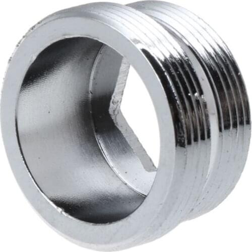 2 2 Pcs Dual Thread Faucet Adapter Transfer M22 Inner M24 Outer Metric Solid Connector Water Purifier Kitchen Bathroom Tap Parts