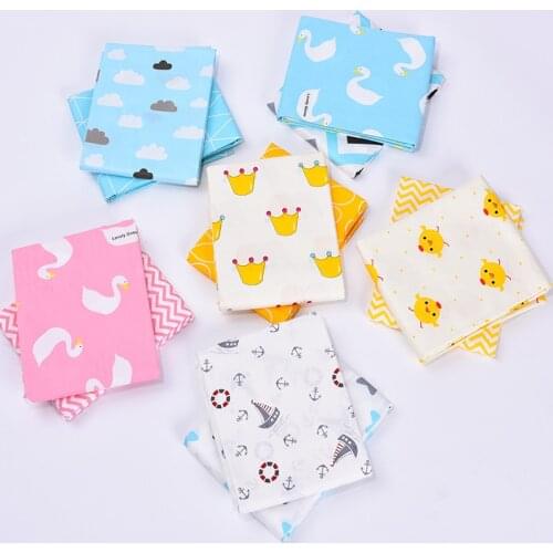 50x160cm Cartoon Twill Printed 100% Cotton Fabric For Baby Sewing Quilting Fat Quarters Child DIY Patchwork Fabric