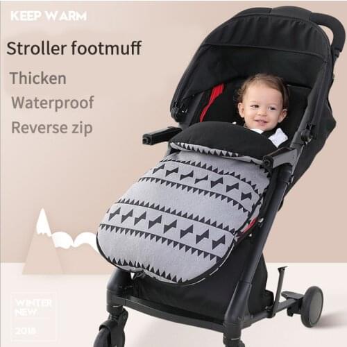 Baby sleeping bag Waterproof baby stroller footmuff Windproof baby stroller footcover Foot Muff Universal stroller accessories