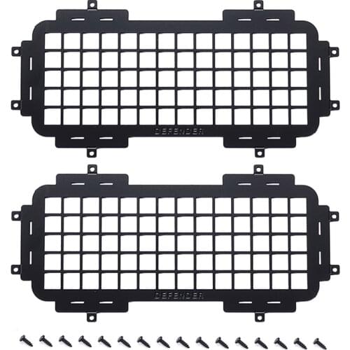 For MN D90 D99S MN99S 1/12 RC Car Upgrade Parts Metal Stereoscopic Window Mesh Protective Net Accessories