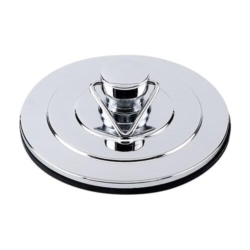 Chrome Bath Tub Drain Bathroom Sink Basin Bathtub Stopper Plug Bathtub Accessory shower Drain Plug