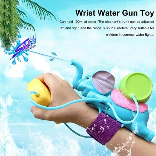 Summer Beach Toys Water Fight Pistol Swimming Wrist Elephant Water Gun Toy Intelligent Children Favorite Blasters & Soakers