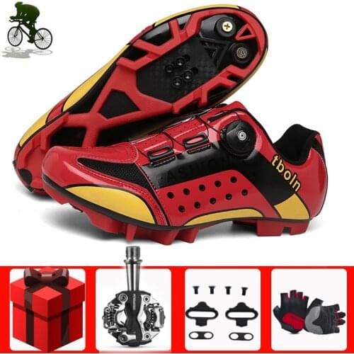Cycling Shoes Men Outdoor Sports Road Mountain Professional Self-locking MTB Self-locking zapatillas Bicicleta Carretera