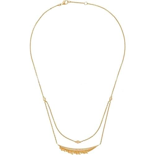 Angels Wing Butterfly Wing Pendant Necklace female head ornament wing clavicle chain neck chain necklaces