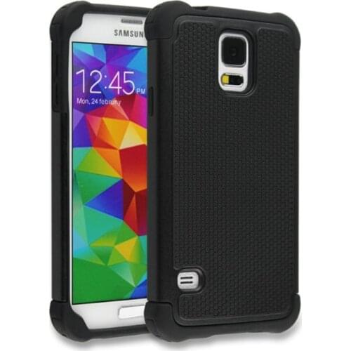 Ball Grain Plastic Case Silicone Shockproof Cover For Samsung Galaxy S3 S4 S5 mini S6 S6 edge S7 S7 Edge S8 S8 Plus Hybrid Cover