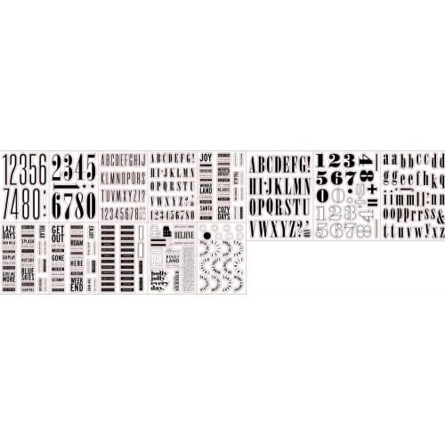 Letter Transparent Clear Silicone Stamp Seal for DIY scrapbooking photo album Decorative clear stamps A1043