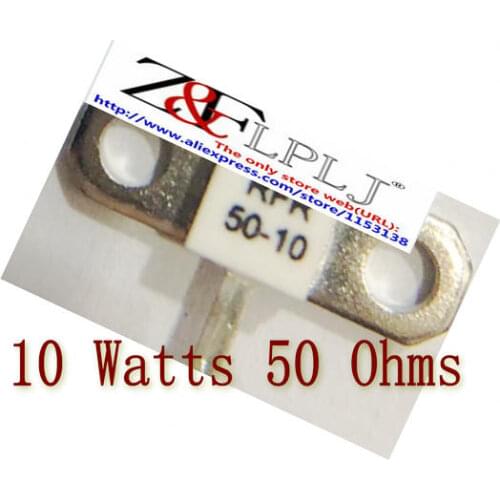 RF load resistance 10 watts 50 ohms RFP10-50 10W 50R resistor 50-10 single pin New 10PCS/LOT
