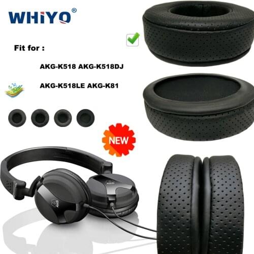 Replacement Ear Pads for AKG K518 K518DJ K518LE K81 K 518 DJ Headset Parts Leather Cushion Velvet Earmuff Headset Sleeve Cover