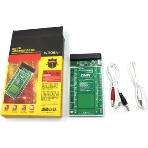 Battery Tester Battery Activation Charge Board, Phone Battery Repair Circuit Board with Power Current Cable, Dual LED Display