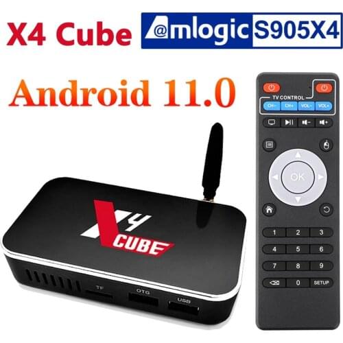 X3 CUBE X3 PLUS Smart Android 9.0 TV Box Amlogic S905X3 2GB 4GB DDR4 16GB 32GB ROM Bluetooth 4K HD X3 PRO upgrade from X2 PRO