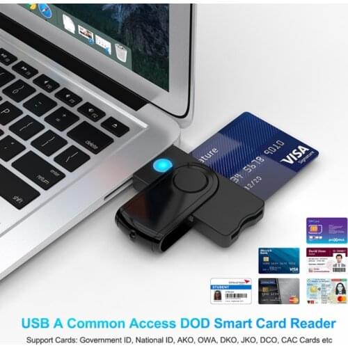 USB 3.0 2.0 Smart Card Reader TF Micro SD Memory ID Bank Emv Electronic Dnie Dni Citizen Smart Sim Cloner Connector Adapter