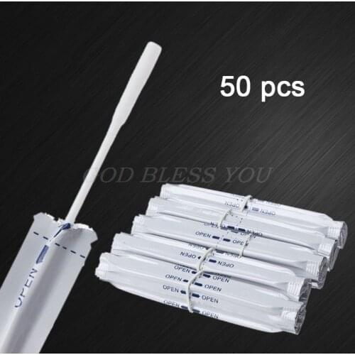 50Pcs/Box Wet Alcohol Cotton Swabs Double Head Cleaning Stick For IQOS 2.4 PLUS For IQOS 3.0 LIL/LTN/HEETS/GLO Heater Drop Ship