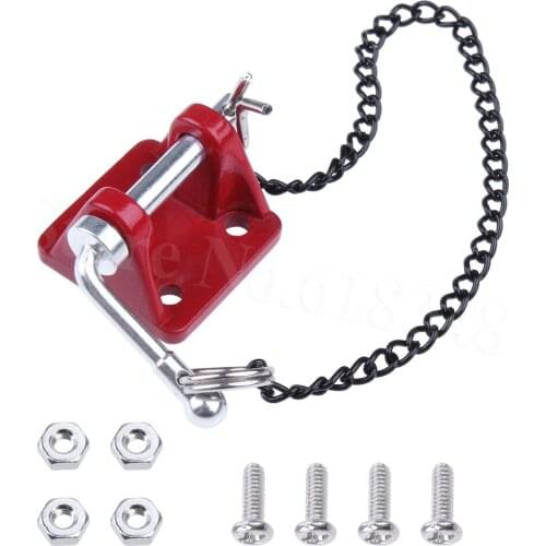 1/10 RC Crawler Metal Tow Shackle Trailer Hook for Axial SCX10 TAMIYA CC01 RC4WD D90 D110 Traxxas TRX4 Truck