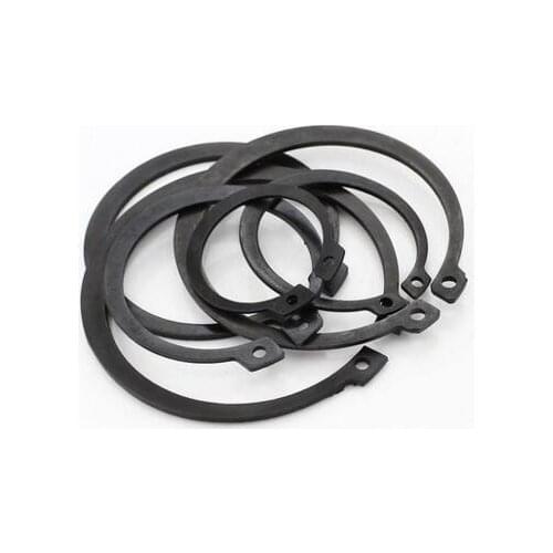 1pcs or 5pcs Black Dia 95-320mm 100/105/110/120/130/160/180/200/230/260/280/300External Retaining Circlip Ring for Shaft Bearing