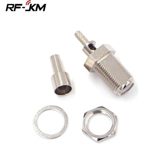 10pcs/lot F Type Female adapter for RG179 RG316 RG174 LMR100 Cable RF Connector Coaxial Converter
