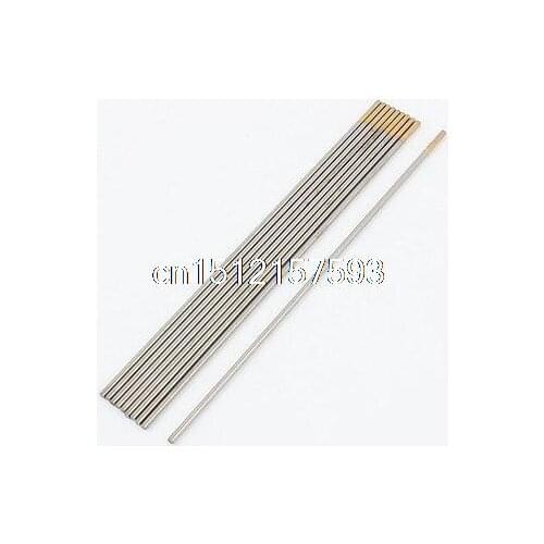 10 Pcs WL15 TIG Welder 1.5% Lanthanated Tungsten Electrodes 3/32" x 7"
