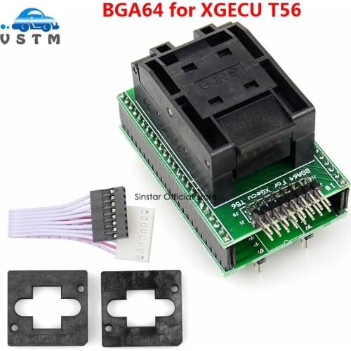 100% Original BGA64 adapter IC socket (XG-ADP-BGA64A-1.0) only for XGECU T56 Programmer Best Quality