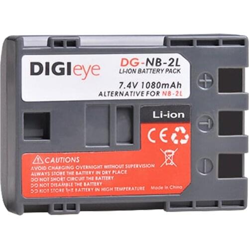 1080mAh NB-2L NB-2LH NB2L Battery for Canon PowerShot G7 G9 S30 S50 S60 S70 S80 HF R10 HF R100 EOS 400D 350D Rebel XTi XT