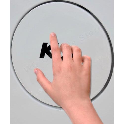 4pcs Car Light Eyebrows Stickers Body Decor Vinyl Decals For KIA K4 K6 Self Adhesive Car Stickers Decoration Accessories