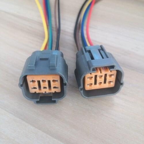 6 Pin/Way Female EGR Plug Accelerator Throttle Pedal Electronic Connector Socket Wire Harness Pigtail For Ford Focus 6195-0021