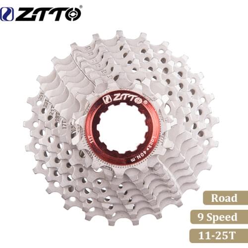 ZTTO Road Bike 9 Speed Cassette 9 Velocidade 9S 25T Bicycle Parts Cassete Freewheel Sprocket 238g for Sora 3300 3500 R3000