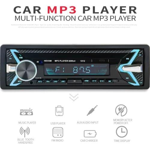 For Car Radio 1din Autoradio Aux Input Receiver Bluetooth Stereo MP3 Multimedia Player Support FM/MP3/WMA/USB/SD Card