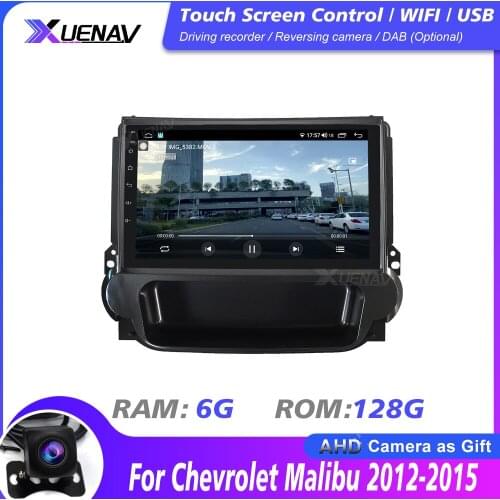 Car radio tape recorder head unit multimedia player for Chevrolet Malibu 2012-2015 Car GPS Navigation Stereo DVD Player Auto