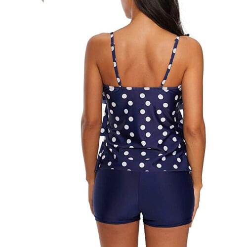 Fashion New Variety Of Printed Ruffled Split Bikini With Padded Swimsuit Two-piece Beach Vacation Apparel Swimwear Suits