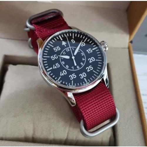 GEERVO No logo 44mm Automatic mens Watch Coated sapphire crystal C3 super luminous Seagull st2130 movement Asia 2824