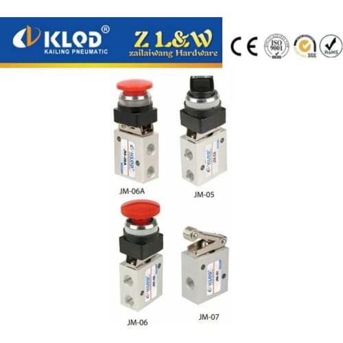 JM/MOV mechanical valve control valve people pneumatic components knob button mushroom head spin with a lock lever handle