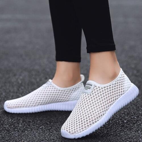Fashion Sneakers Women Breathable Shoes Female Mesh Summer Shoes Man Casual Trainers Ladies Basket Femme Tenis Feminino 2021