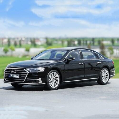 1/18 alloy casting car model original Audi A8L high-end collection holiday gift