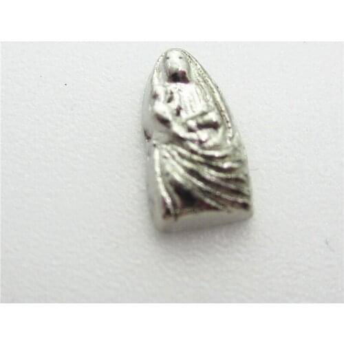 New 100pcs/lot Blessed Virgin Mary Floating Charms Living Glass Memory Lockets DIY Jewelry Charms Wholesale Floating Charms