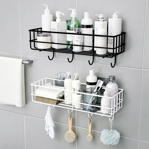 Toilet Storage Organization Supplies Storage Rack Bathroom Wall Hanging Rack Kitchen Condiment Storage Shelf Hanging Basket
