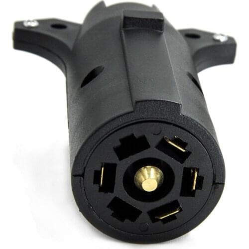 Blade 7 Way to 5 Way Trailer Boat Light Adapter Plug Connector Weather Proof