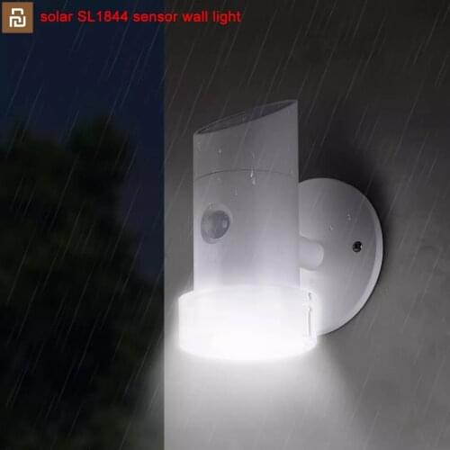 Youpin solar SL1844 sensor wall light moonlight Intelligent perception waterproof lightning protection Sensing angle 90 degre