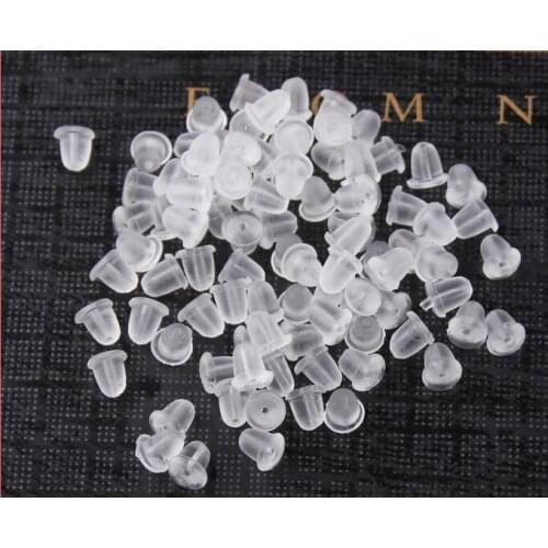 DIY Earrings Jewelry Accessories bullet plastic ear plugging/blocked,100PCS/lot