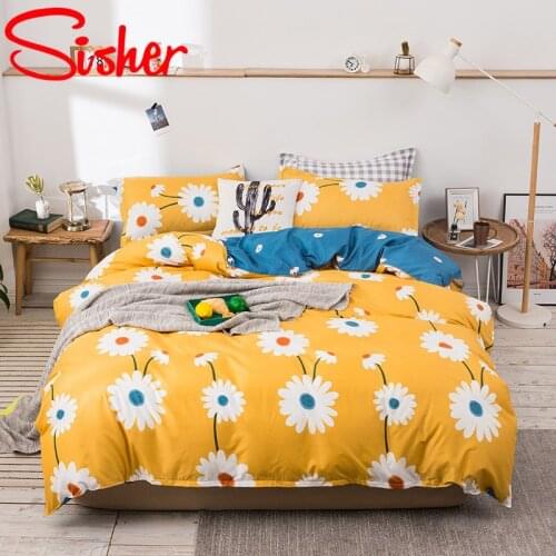 Modern Pastoral 220x240 Bedding Sets Floral Fruit Printed Duvet Cover Set Queen Size Single Double King Bed Sheet Qulit Covers