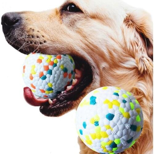 TPU Dog Toy Elastic Solid Foam Molar Interactive Training Toy Ball Bite Resistant High Elasticity Interactive Exercise Pet Toys