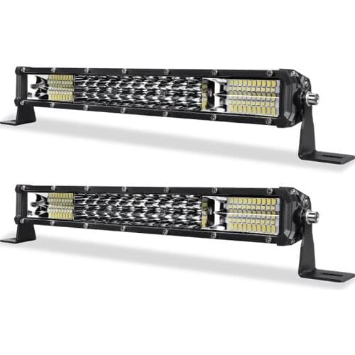 13 inch Offroad LED Light Bar Ultra slim Work Light Combo Beam Triple Row 6000K 12V For Car 4x4 4WD Truck ATV SUV