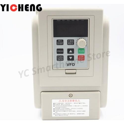 VFD High performance and low noise mini AC motor driver 0.4KW-2.2KW inverter CNC Spindle motor speed control AT1/AT2/AT3/AT4