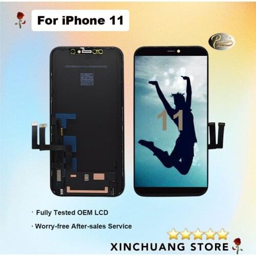 Original Quality LCD For iPhone 11 Screen Display Replacement With 3D Touch No Dead Pixel With Tools